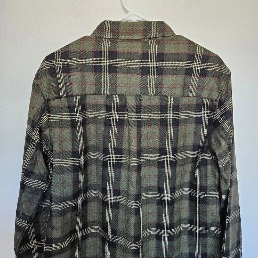 Dixxon | Green Beret Army Green Black Button Down Shirt Top Womens XL - Picture 6 of 9
